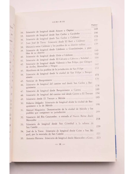 Relaciones topográficas de Venezuela 1815 - 1819