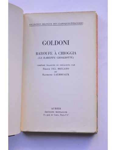 Baroufe a Chioggia (Le baruffe Chiozzotte)