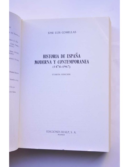 Historia de España moderna y contemporánea, 1474 - 1947