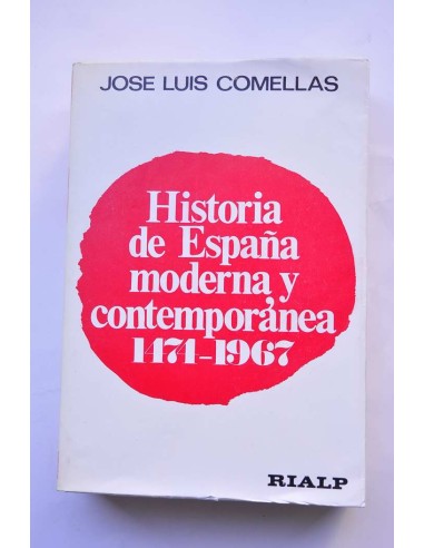 Historia de España moderna y contemporánea,...