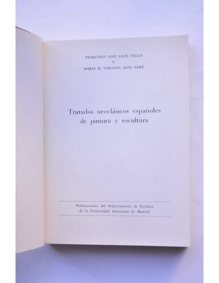 Tratados neoclásicos españoles de pintura y escultura