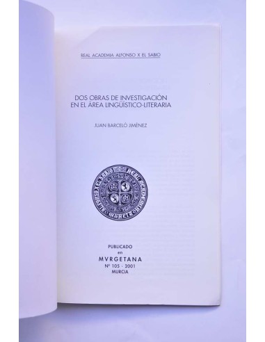 Dos obras de investigación en el área...