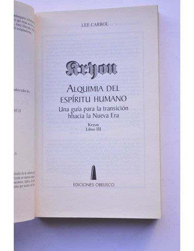 Kryon. Libro III. La alquimia del espíritu humano