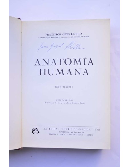 Anatomía humana. Tomo III