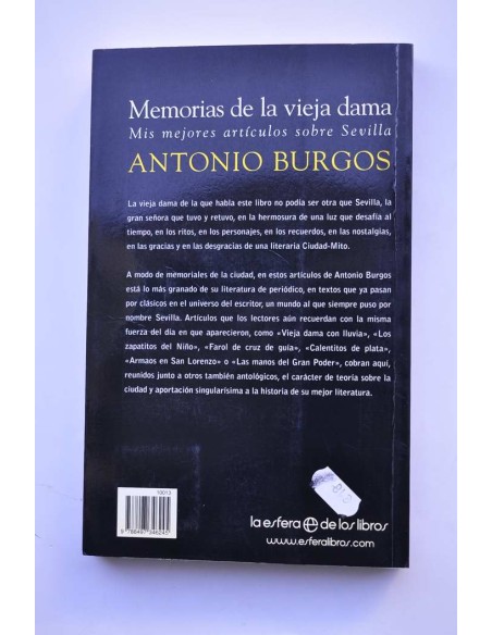 Memorias de la vieja dama. Mis mejores artículos sobre Sevilla