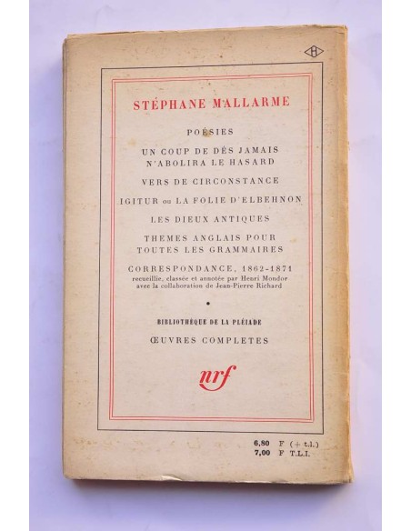 Stéphane Mallarmé. Poésies
