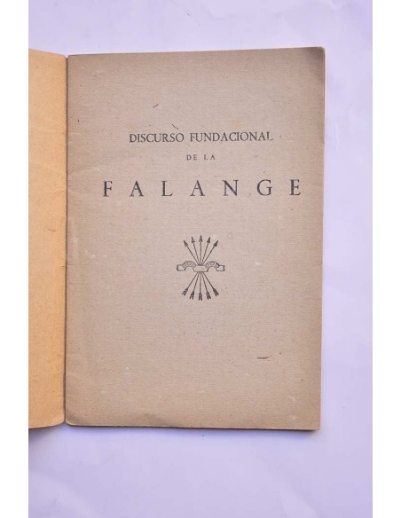 Discurso fundacional de la Falange