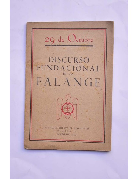 Discurso fundacional de la Falange