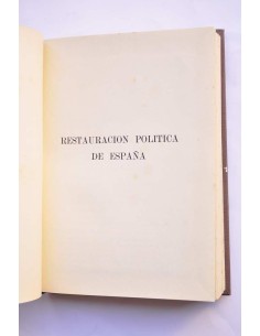 Restauración política de España 2
