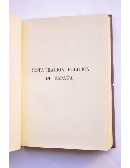 Restauración política de España