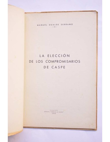 La elección de los compromisarios de Caspe