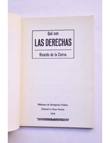 Qué son las derechas