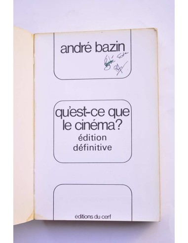 Qu'est-ce que le cinéma?