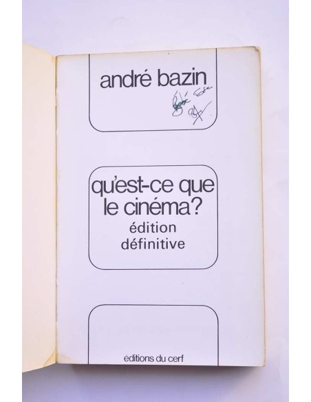 Qu'est-ce que le cinéma?