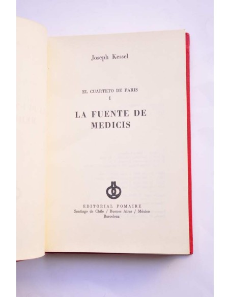 El cuarteto de Paris. I. La Fuente de Medicis