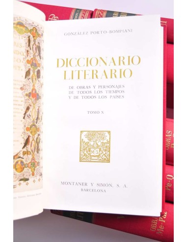 Diccionario literario de obras y personajes de...