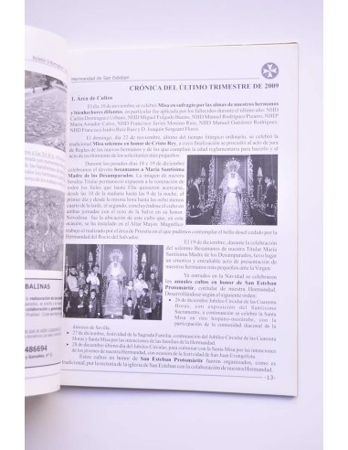 Hermandad de San Esteban. Boletín informativo....