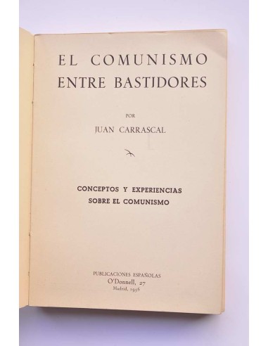 El comunismo entre bastidores