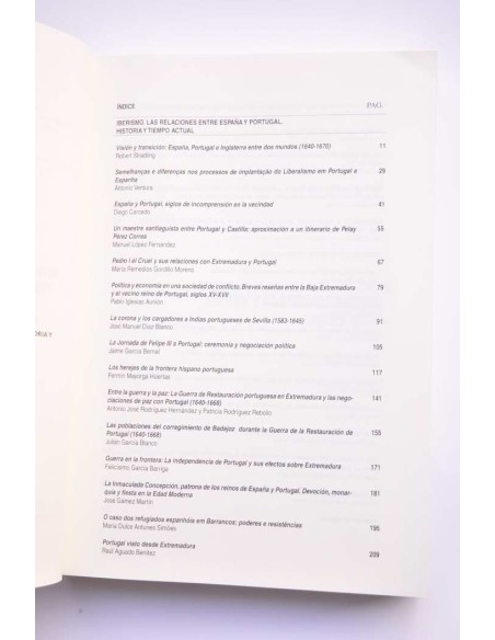 Iberismo. Las relaciones entre España y Portugal. Historia y tiempo actual y otros estuios sobre Extremadura