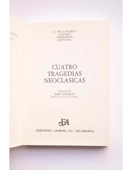 Cuatro tragedias neoclásicas
