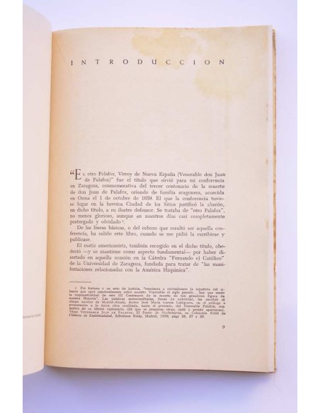 Don Juan de Palafox. Virrey de Nueva España