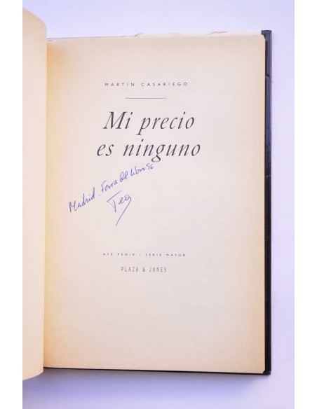 Mi precio es ninguno