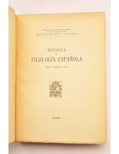 Revista de filología española. Tomo XXXVIII,...