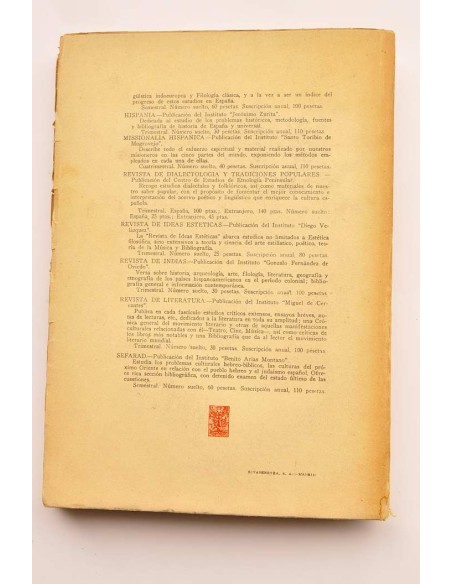 Revista de filología española. Tomo XL, 1956 - cuadernos 1º al 4º