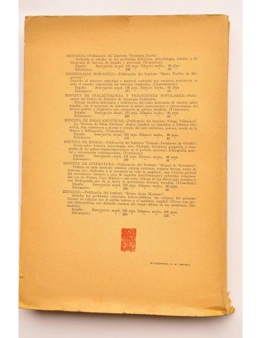 Revista de filología española. Tomo XLIII, 1960...