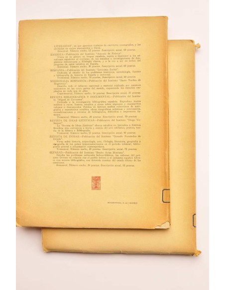 Revista de filología española. Tomo XXXV, 1951 - cuadernos 1º al 4º