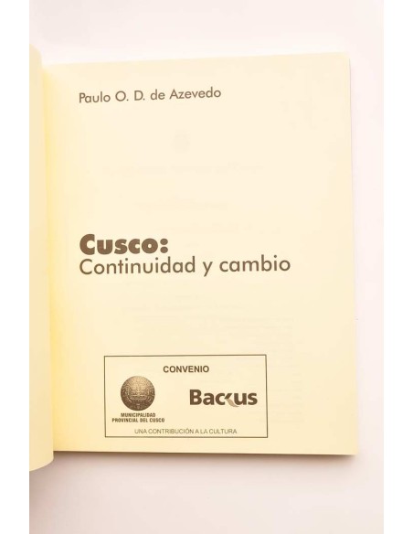 Cusco: Continuidad y cambio