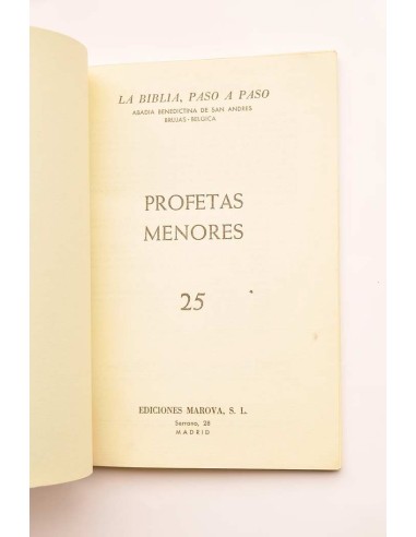 Profetas menores