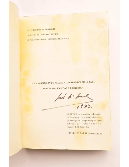 La jurisdicción de Xallas a lo largo del siglo XVIII. Población, sociedad y economía