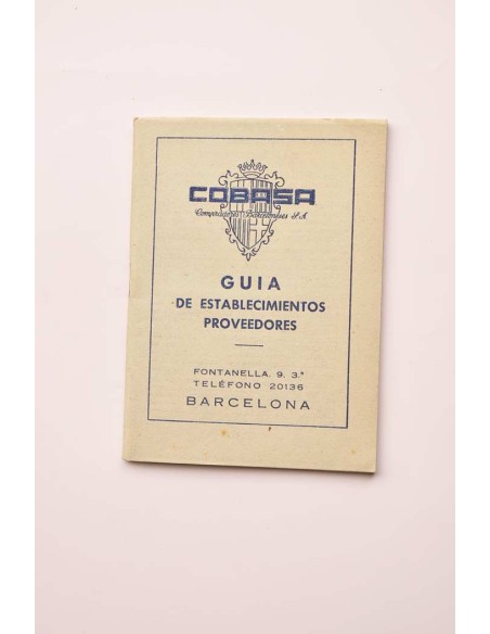 Guía de establecimientos proveedores (Barcelona)