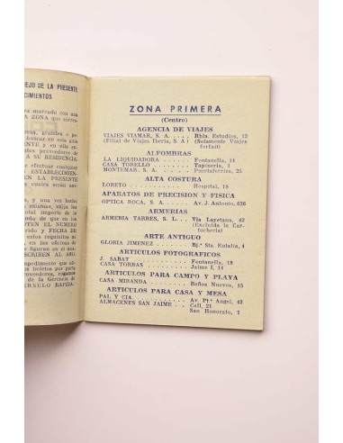 Guía de establecimientos proveedores (Barcelona)