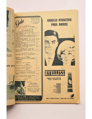 Garbo. Nº Año X., nº 461, 13 enero 1962