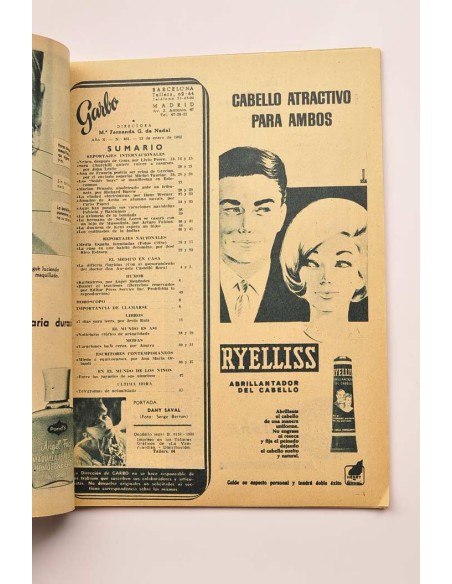 Garbo. Nº Año X., nº 461, 13 enero 1962