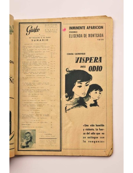 Garbo. Nº Año VII, nº 315, 26 marzo 1959