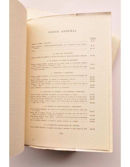Estudios sobre Política indigenista española en América
