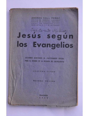 Jesús según los evangelios. Segundo curso