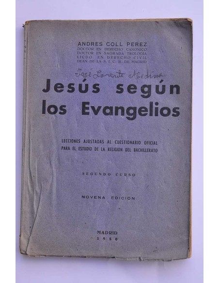 Jesús según los evangelios. Segundo curso