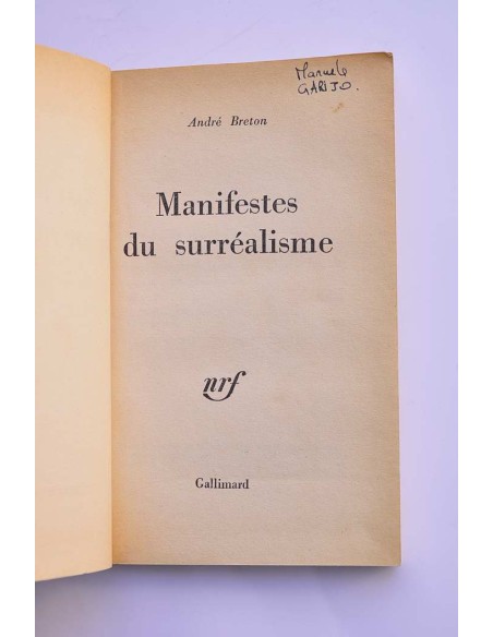 Manifestes du Surréalisme