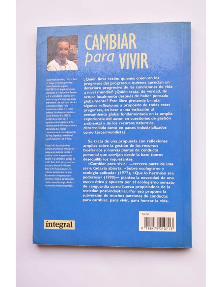 Cambiar para vivir. Sobre educación ambiental y socioecología