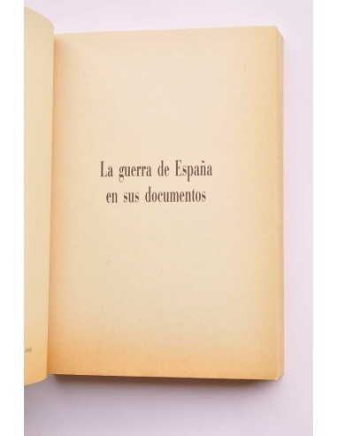 La guerra de España en sus documentos