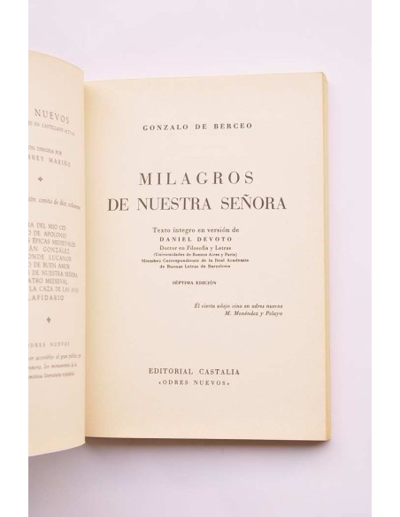 Milagros de Nuestra Señora