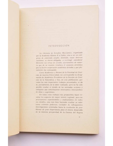 Primera Semana de Estudios Murcianos II. Sección de Ciencias