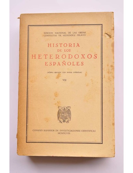 Historia de los heterodoxos españoles. VII. Apéndice I: Documentos