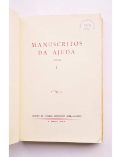 Manuscritos da Ajuda. Guia. I. 2
