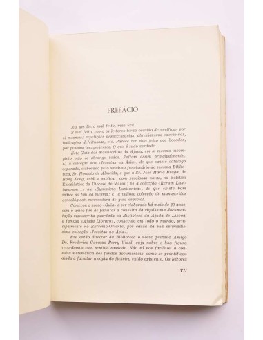 Manuscritos da Ajuda. Guia. I.