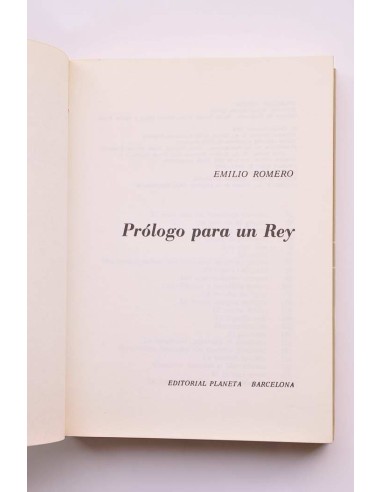 Prólogo para un rey